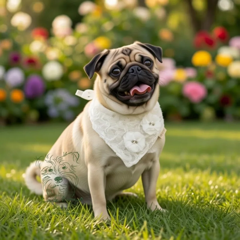 Bridal Bandana, for your dog