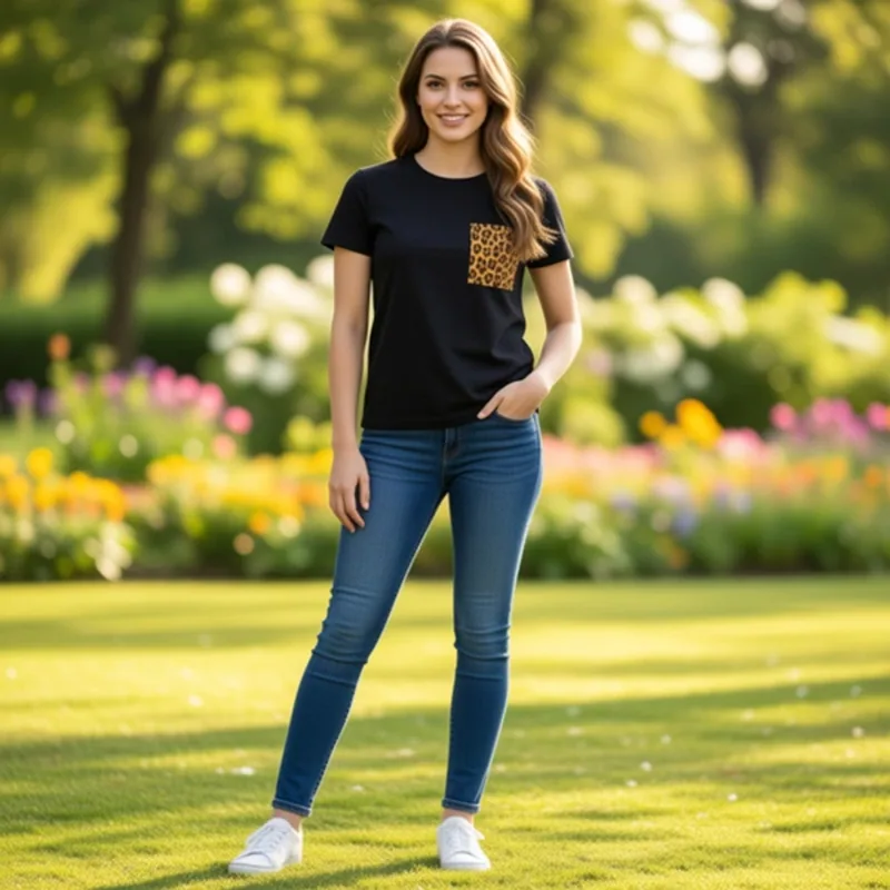 Leopard Pocket Tee, for you