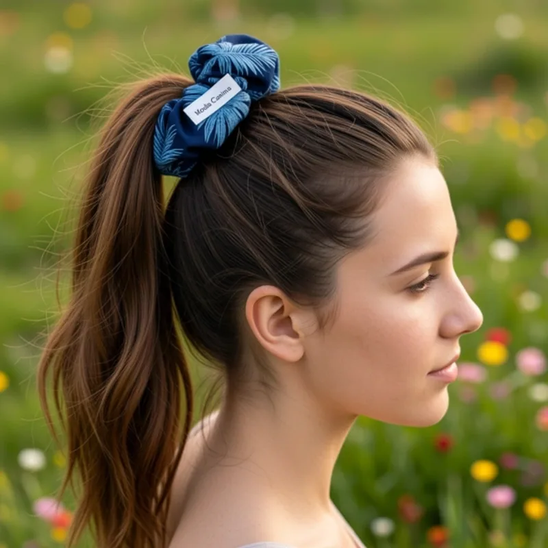Scrunchie de palmeras, para ti