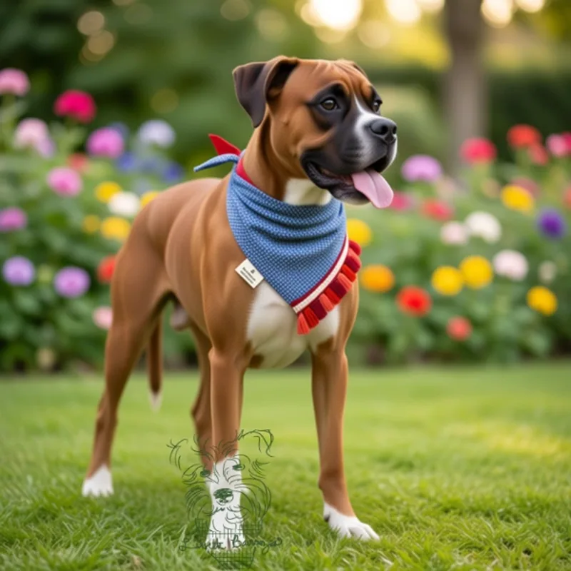 Red Shimmer Bandana, for your dog